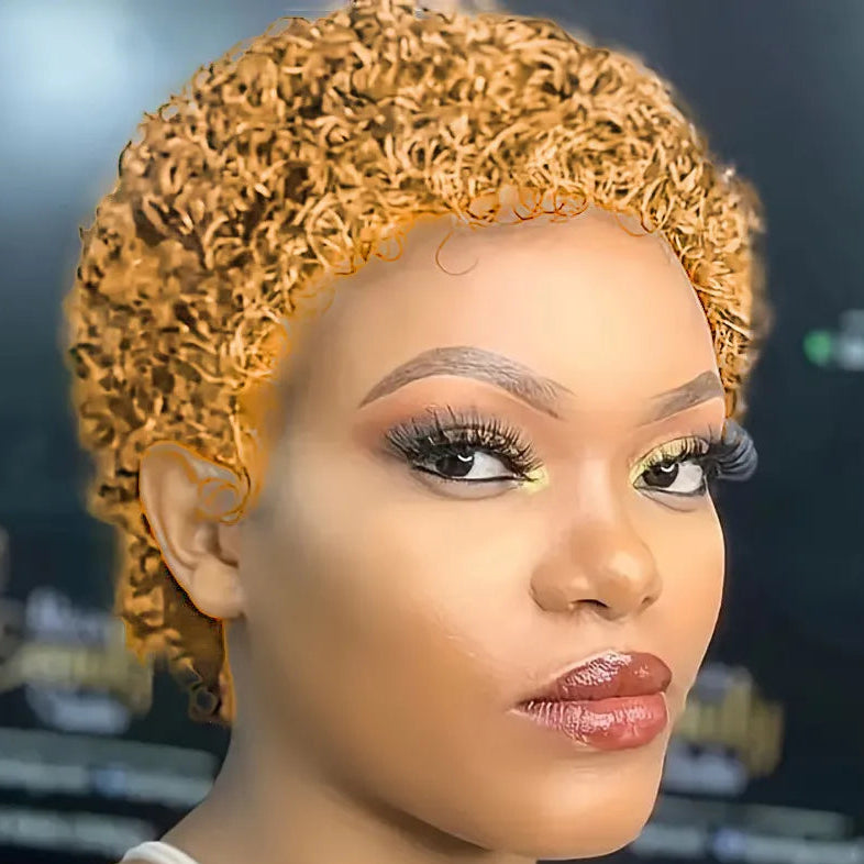 Afro Curly Pixie Wig