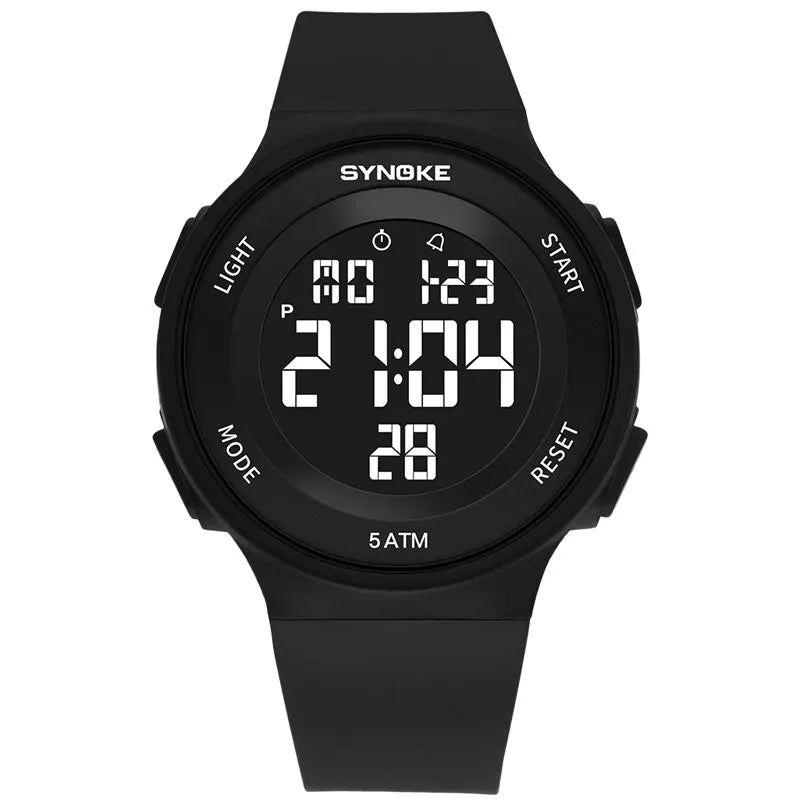 SYNOKE Women's Watch Digital Women Dress 50M Waterproof Stopwatch Sports Luminous Multifunction LED Electronic Wrist Watch Lady