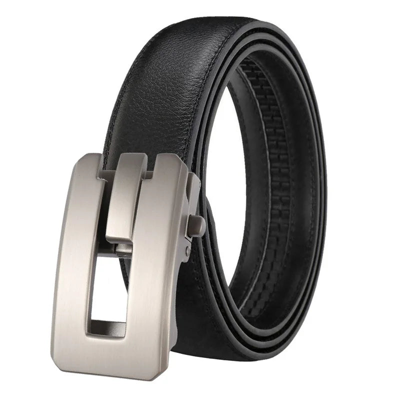 Men’s Automatic Buckle Leather Belt