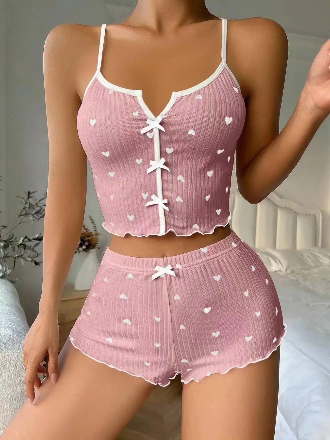Women's Pajamas Set Pyjamas Femmes Sexy’ Pijama Pajama Set Woman Pyjama Short Femme Summer Sets Sleepwear Shorts Clothes Sleep