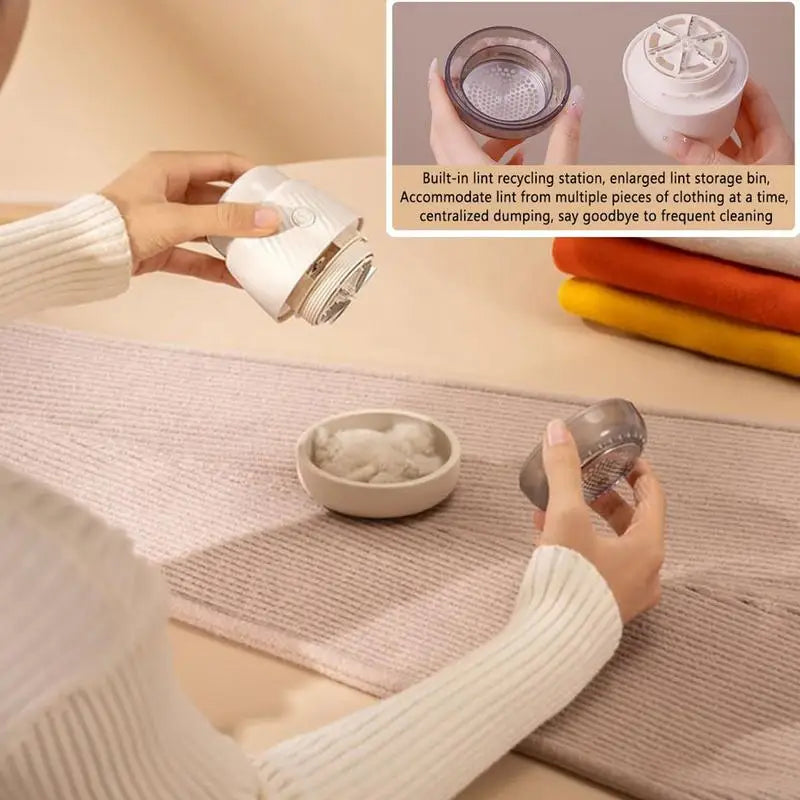 Elektrisk lofjerner for tekstiler