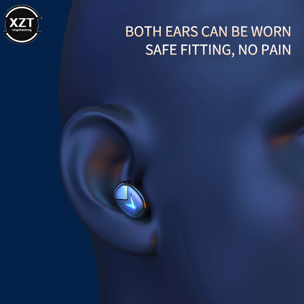 New Mini Invisible Bluetooth 5.0 Headphone TWS Wireless Sports Earphone Handsfree Single Headset Microphone For Smartphone