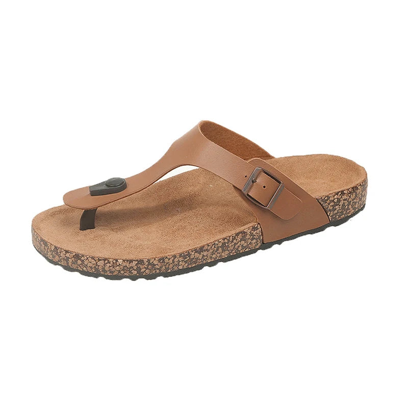 Slippers for Men New Summer Casual Outer Wear Non-Slip Anti-Odor Thick-Soled Sandals Shoes Flip-Flops