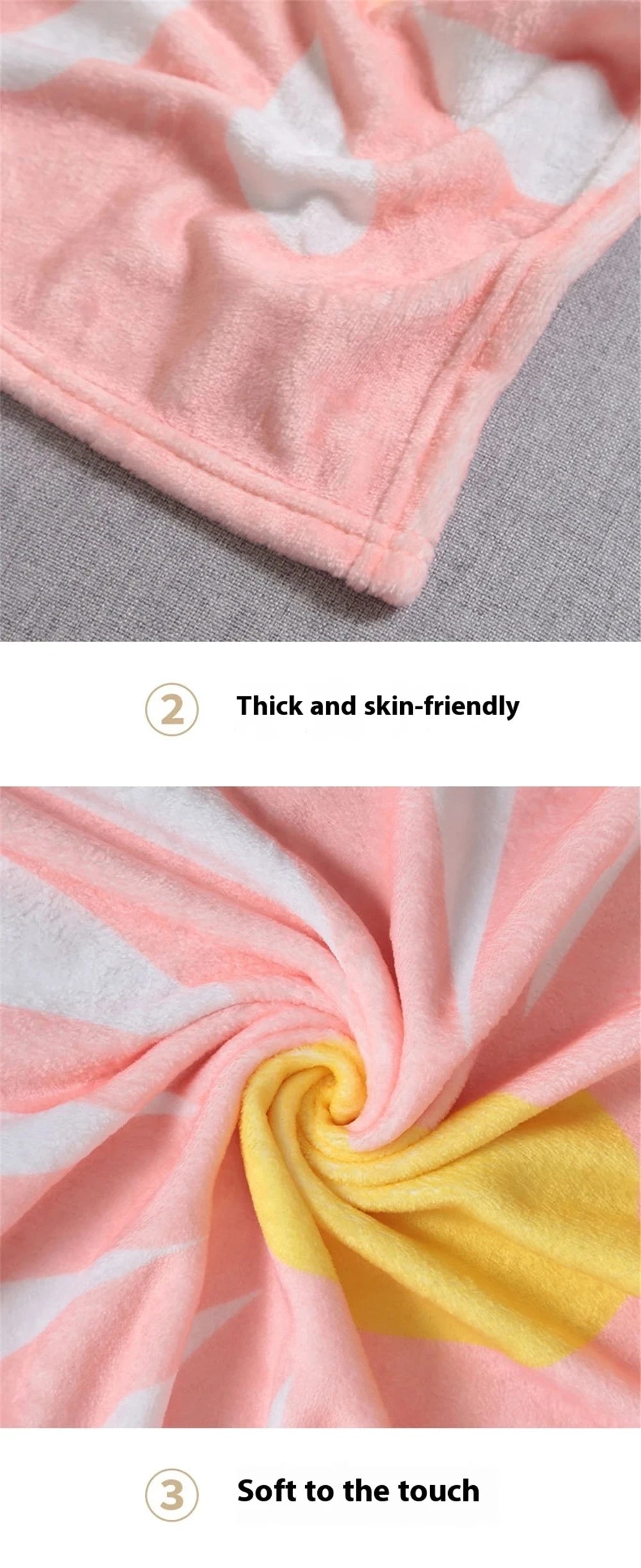 Anime Baby Blankets Sofa Cover Fleece Winter Cute Cartoon Portable Soft Throw Blanket for Bed Bedroom Bedspread