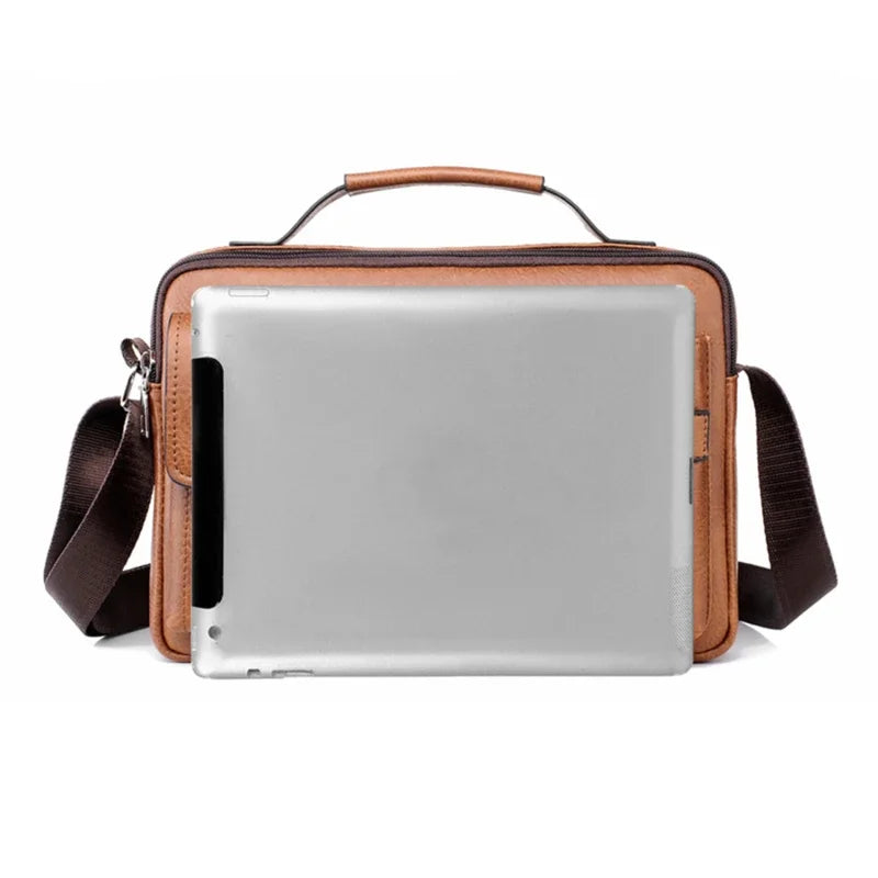 Men Crossbody Bags Waterproof Shoulder Bags Multifunction Travel Work Business Handbags