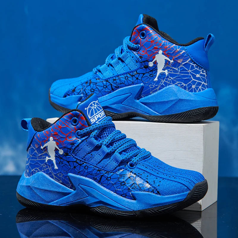 Children’s Basketball Sneakers – Non-Slip, Breathable & Built for Active Play