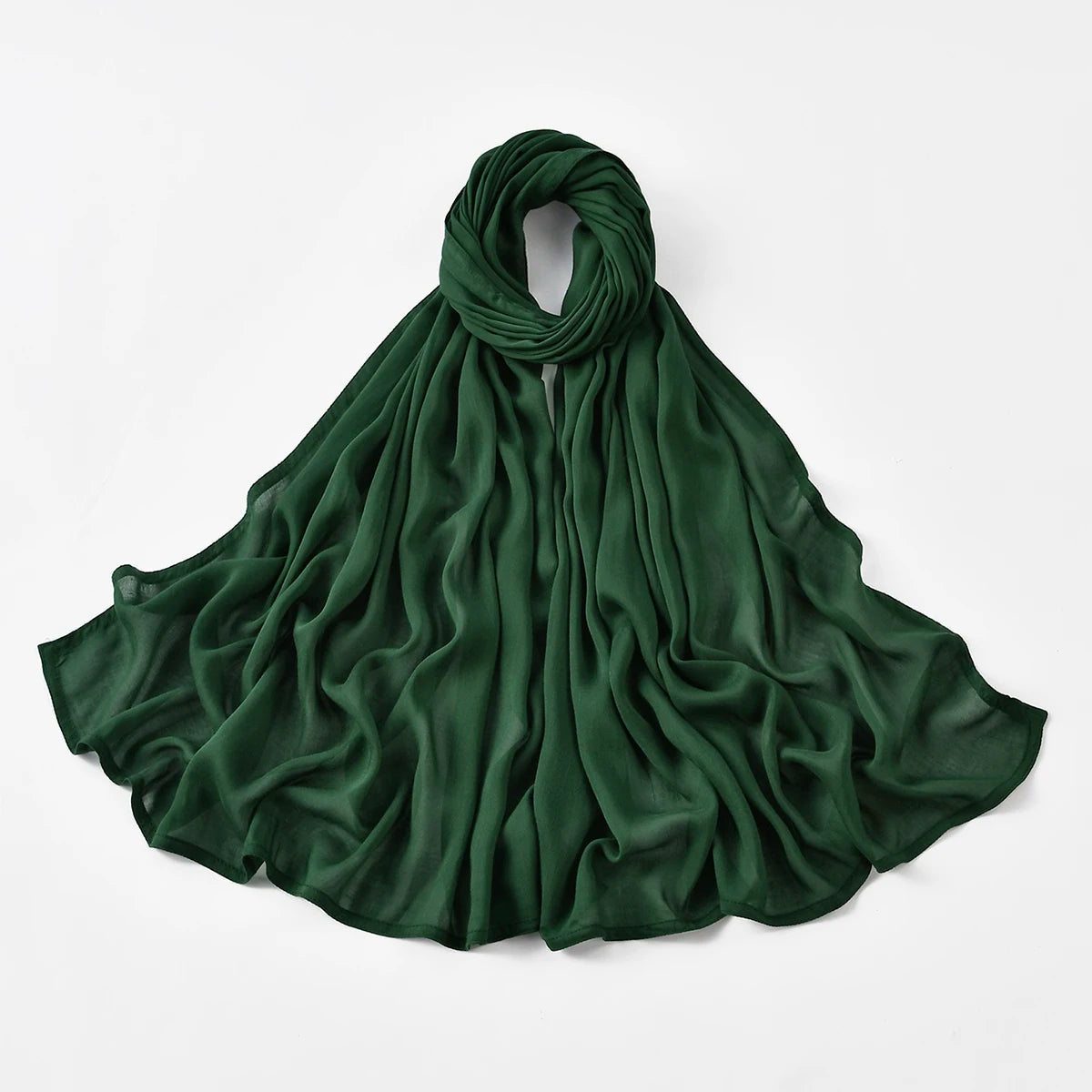 Hijabs musulmanes para mujer, pañuelos finos lisos, chales para mujer musulmana, pañuelo suave de viscosa y rayón, turbante islámico, diadema de 200x85cm