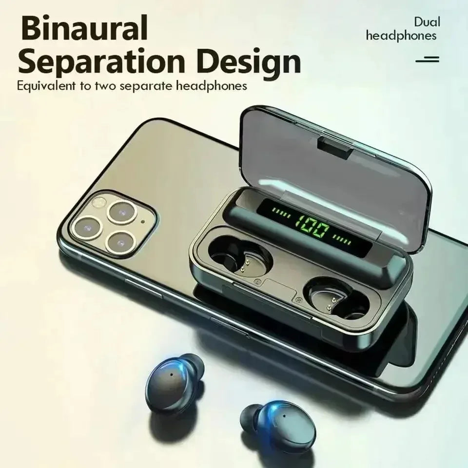 Auriculares Bluetooth TWS F9-5 Auriculares inalámbricos Hifi estéreo Auriculares deportivos con micrófono Audífonos manos libres