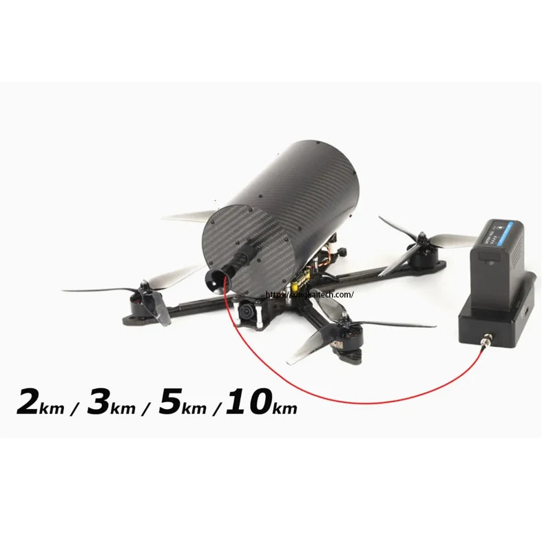 FPV Drone Fiber Optic Image Data Module Supports 20 Kilometer Wired Signal Transportation With Stock Available And Fast Delivery