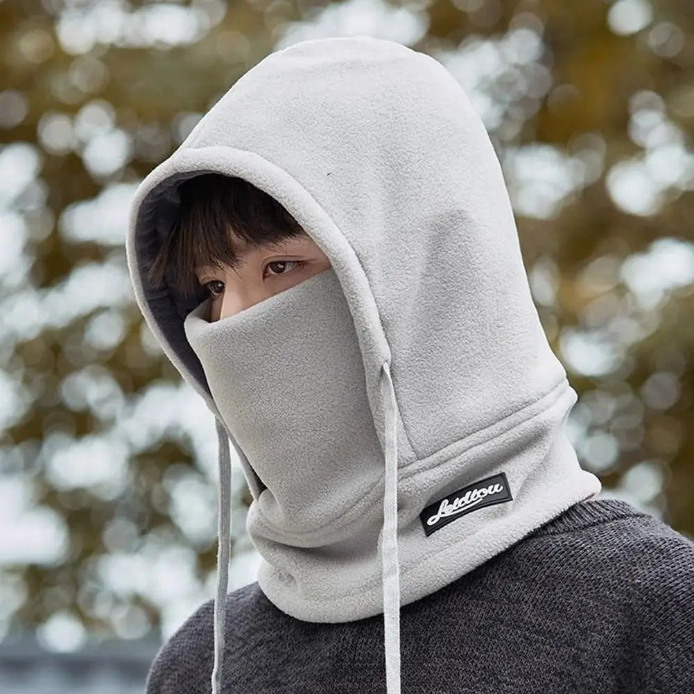 Nueva Máscara de Esquí Balaclava de Lana de Cara Completa para Invierno Gorro Cortavientos Cálido de Felpa para Cuello, Capucha Gruesa para Exteriores