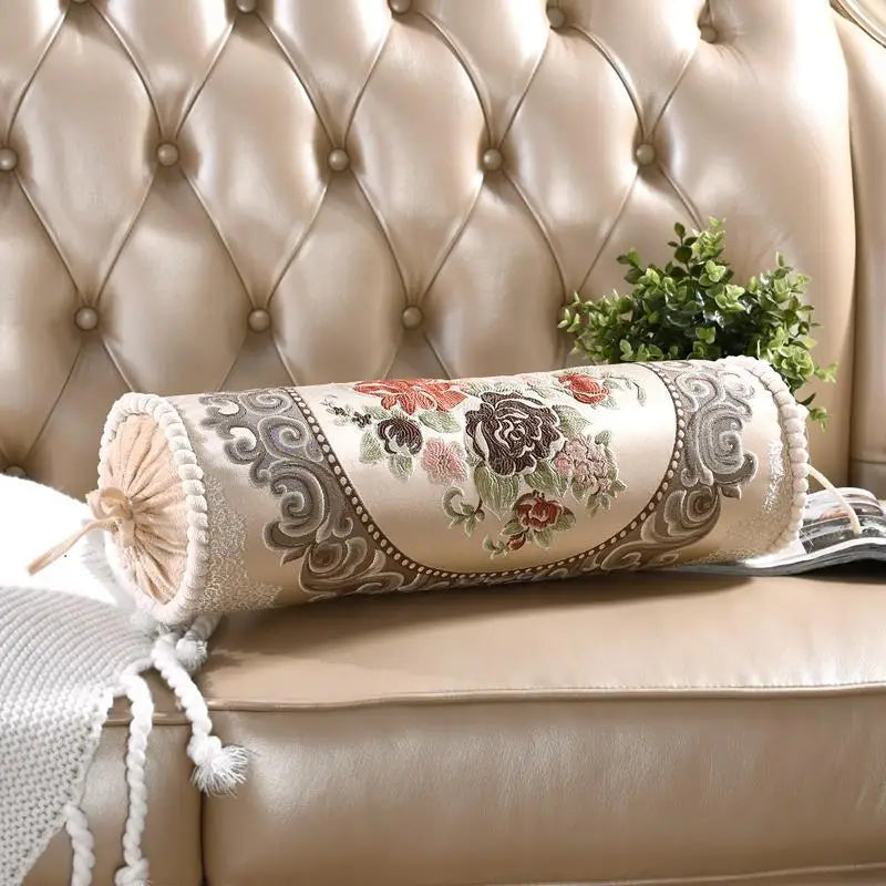 Fundas de almohada cilíndricas europeas para caramelos, fundas de almohada para el cuello para adultos, fundas de cojín de trigo sarraceno, funda de almohada cervical ortopédica