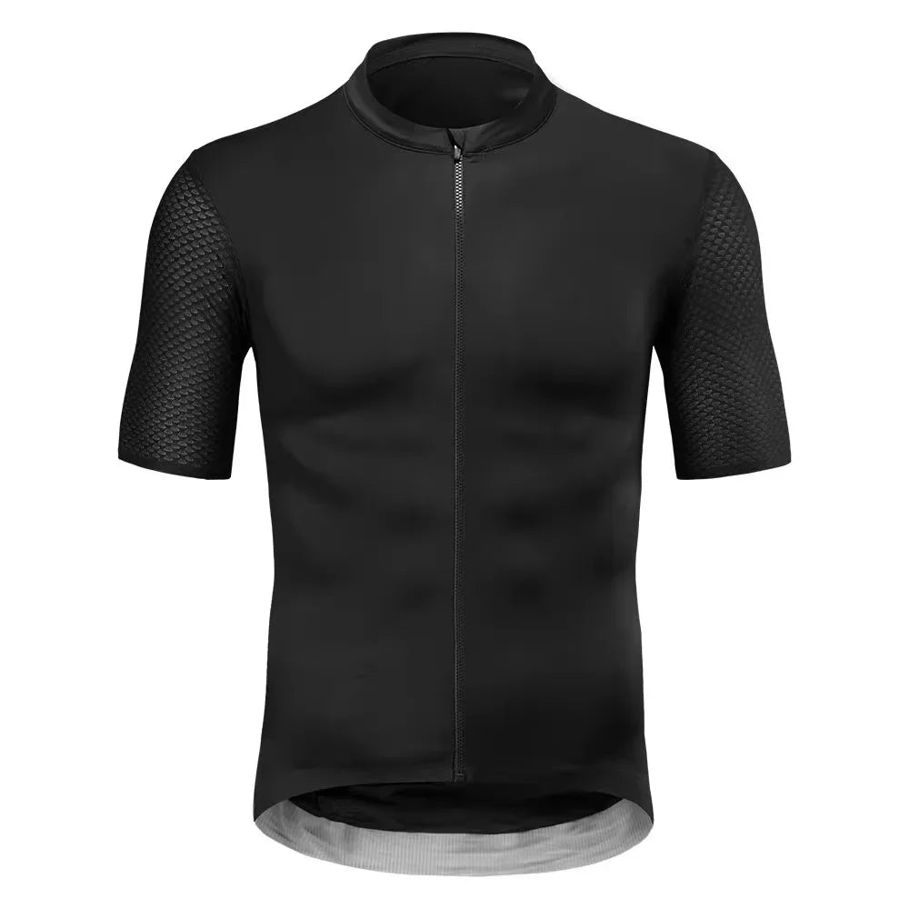 Men's Bicycle Clothing Male MTB Clothes White Black Pockets Mountain Bike Shirt  Racing Summer