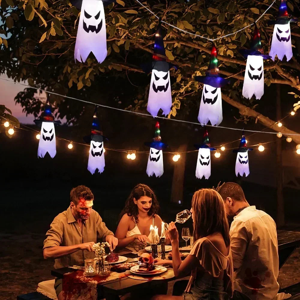 Halloween Decoration Outdoor Party Decoration Indoor Ghost Decoration Ghost Lights Courtyard Party Garden New