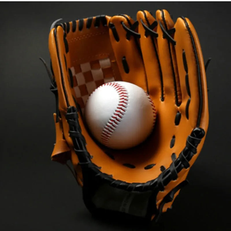 Guante de béisbol y sóftbol para deportes al aire libre, equipo de práctica, tamaño 9.5/10.5/11.5/12.5, mano izquierda para niños/adultos, hombres y mujeres, entrenamiento
