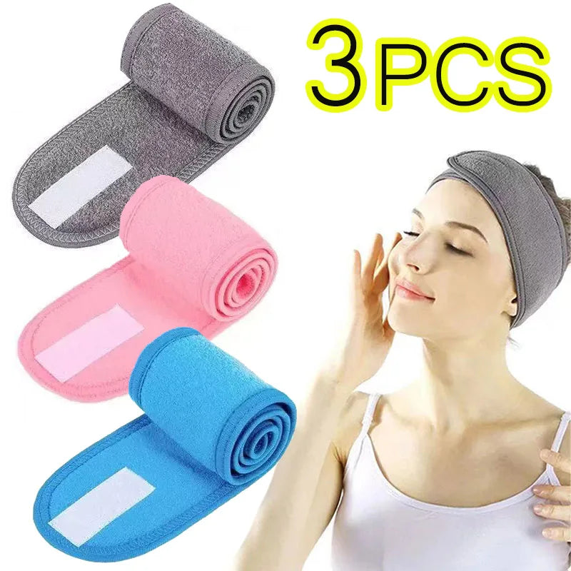 Spa Makeup Headbands (3PCS)