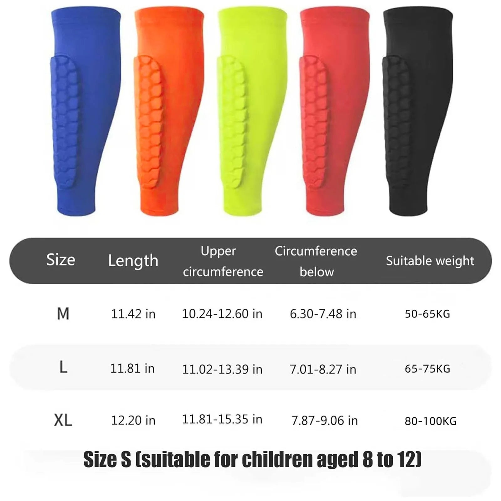 1pc Sports Honeycomb Soccer Shin Guards Football Shields Sports Legging Shinguards Leg Sleeves Protective Gear Shank Protector