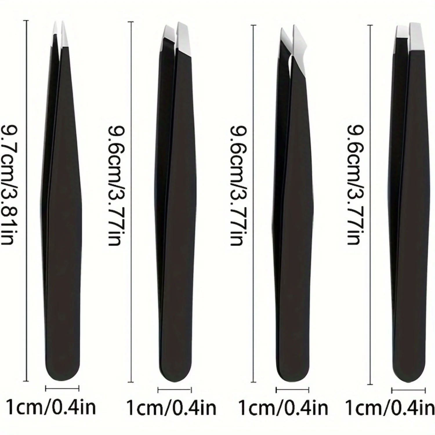 Stainless Steel Eyebrow Tweezers  Precision Hair Removal and Shaping for  and Beauty Salon Use