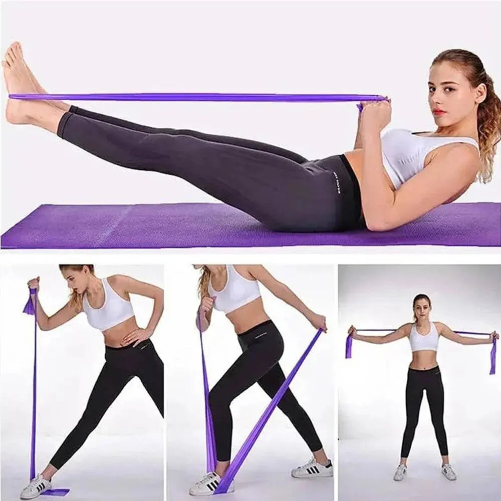 Bandas de Resistencia para Hacer Ejercicio Bandas de Ejercicio Fisioterapia Entrenamiento Físico al Aire Libre Pilates Gimnasio en Casa Banda Elástica de Estiramiento