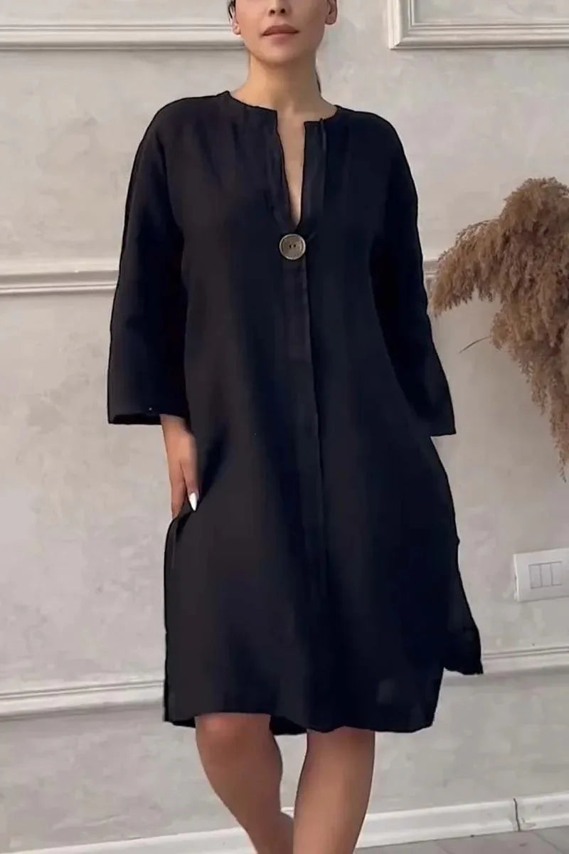 Y2k Long Sleeve Linen Maxi Dress Women Summer Summer Casual Solid Color Party Loose Long Dresses Elegant Vestidos