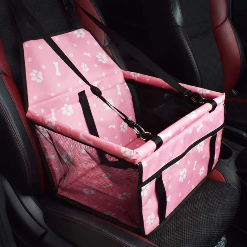 Accesorios de viaje de doble grosor Bolsas de malla colgantes plegables Suministros para mascotas Manta impermeable para perros Seguridad Bolsa de asiento de coche para mascotas