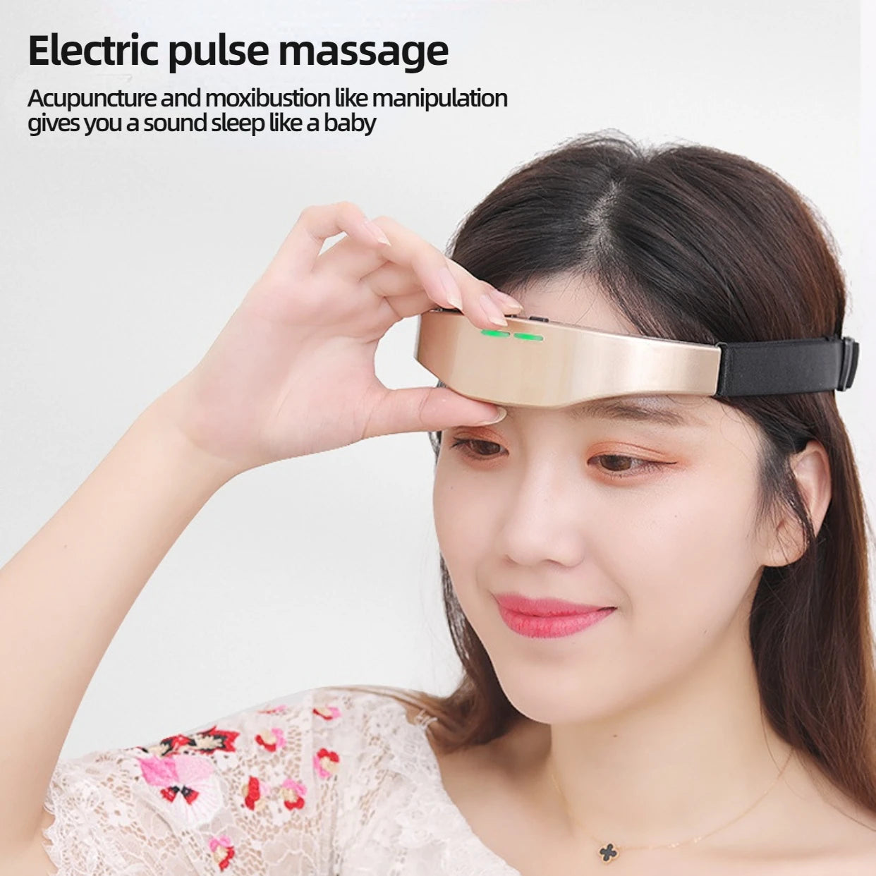 Electric Head Massager Headache and Migraine Relief Physiotherapy Antiestres Insomnia Relax Therapy Sleep Monitor Health Care