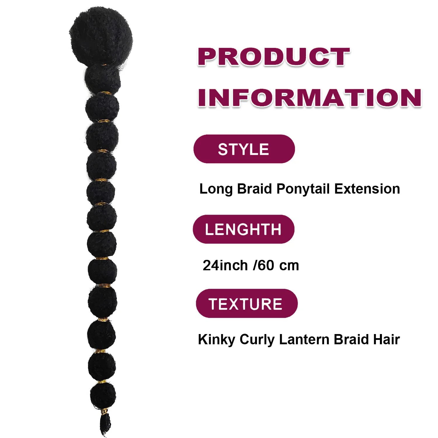 Kinky Afro Bubble Ponytail Extension for Women 18-28 Inch Long Drawstring Ponytail Natural Black Clip on Ponytails Synthetic