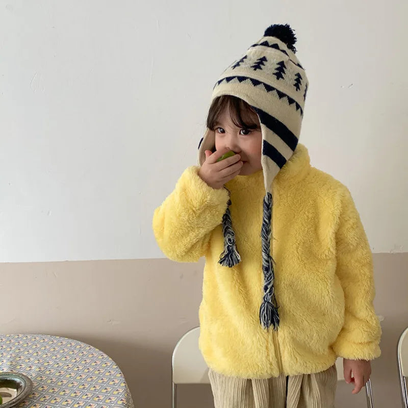 Abrigos de invierno para niñosNueva ropa de abrigo para niños Chaqueta cálida de forro polar para niños Chaquetas para bebés niñas para otoño primavera Ropa para niños