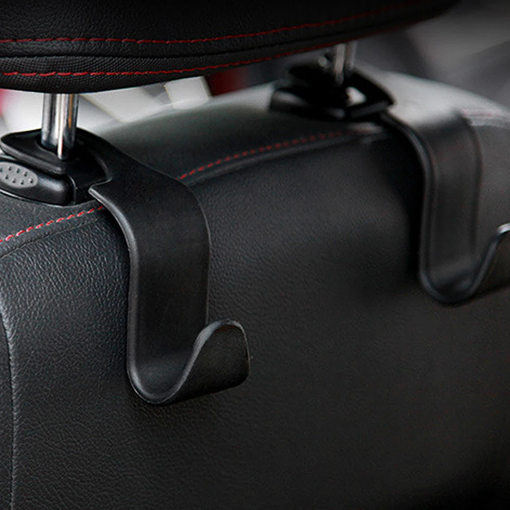 Gancho para reposacabezas de asiento de coche 4/2/1 piezas para organizador de asiento trasero de coche, colgador de almacenamiento para bolsos, carteras, ropa, abrigos
