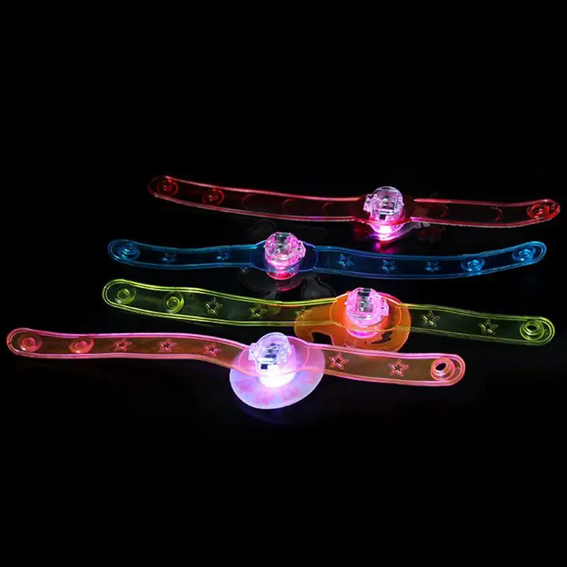 5/10/20PCS Glowing Pumpkin Ghost Bracelet Rings Kids Night Toys Halloween Party Favor Children Gifts Festival Carnival Giveaways