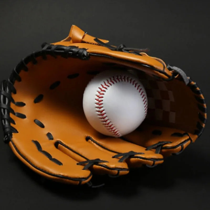 Guante de béisbol y sóftbol para deportes al aire libre, equipo de práctica, tamaño 9.5/10.5/11.5/12.5, mano izquierda para niños/adultos, hombres y mujeres, entrenamiento