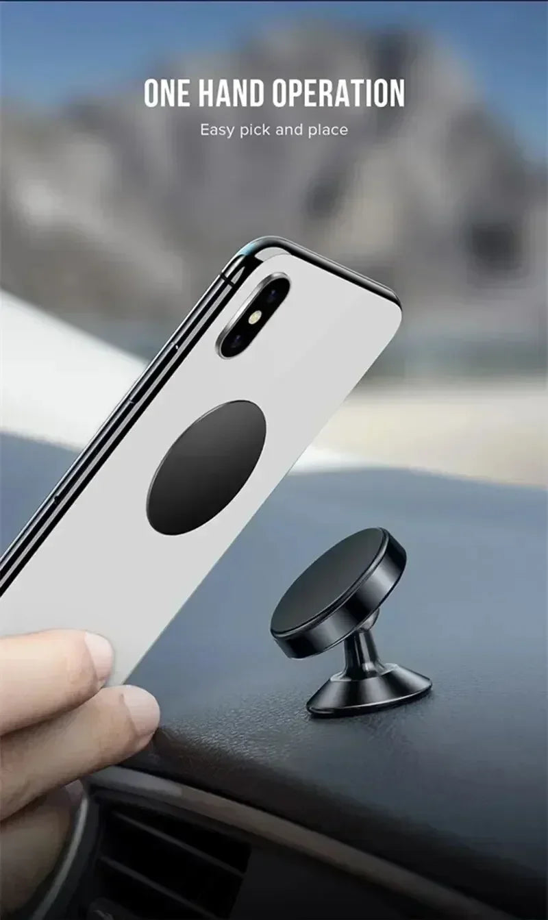 Support magnétique de téléphone portable pour voiture, support de tableau de bord pour smartphone, GPS, pour iPhone, Xiaomi, Samsung, LG