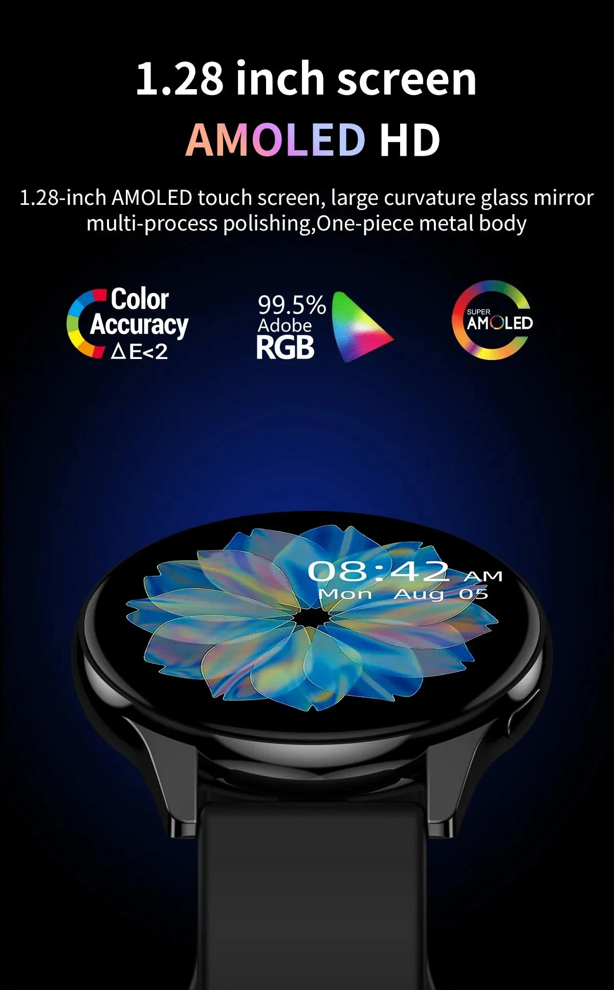 LIGE New Smart Watch Wireless Charging Smartwatch Bluetooth Calls Watches Men Women Fitness Bracelet Custom Watch Face +Box