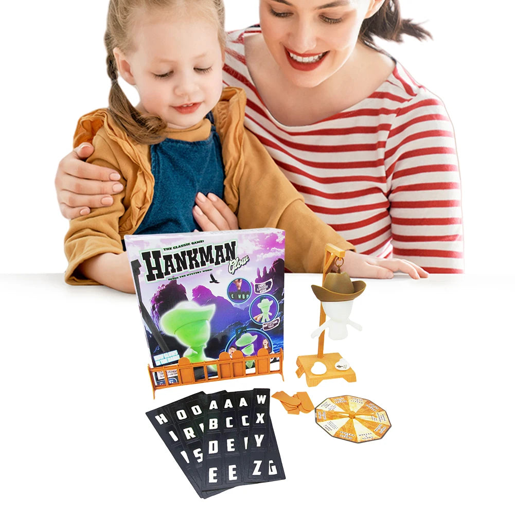 Magnetic Hangman Board Game Fun Table Game for Kids & Adults Family Party Games