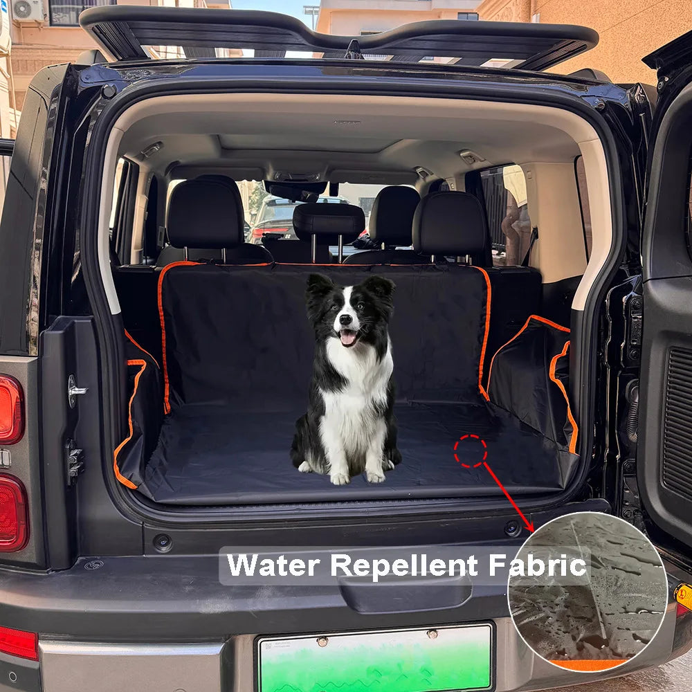 Waterproof Dog Car Seat Cover Trunk Case Dog Car Transporter Travel Mat Pad Dog Carriers Hammock For Small Medium Large Dogs