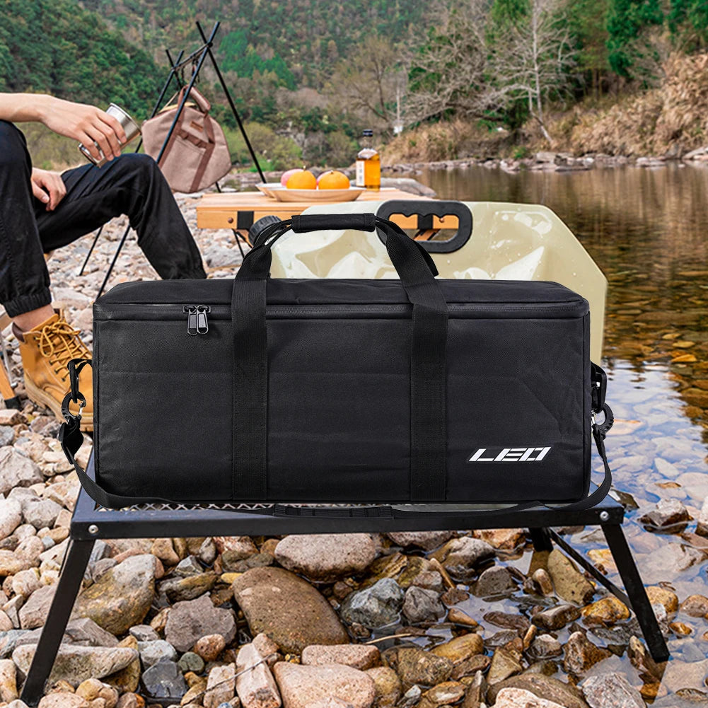 Fishing Tools Carrier Bag Multifunctional Fishing Gears Organizer Waterproof Fishing Accessories Shoulder Bag