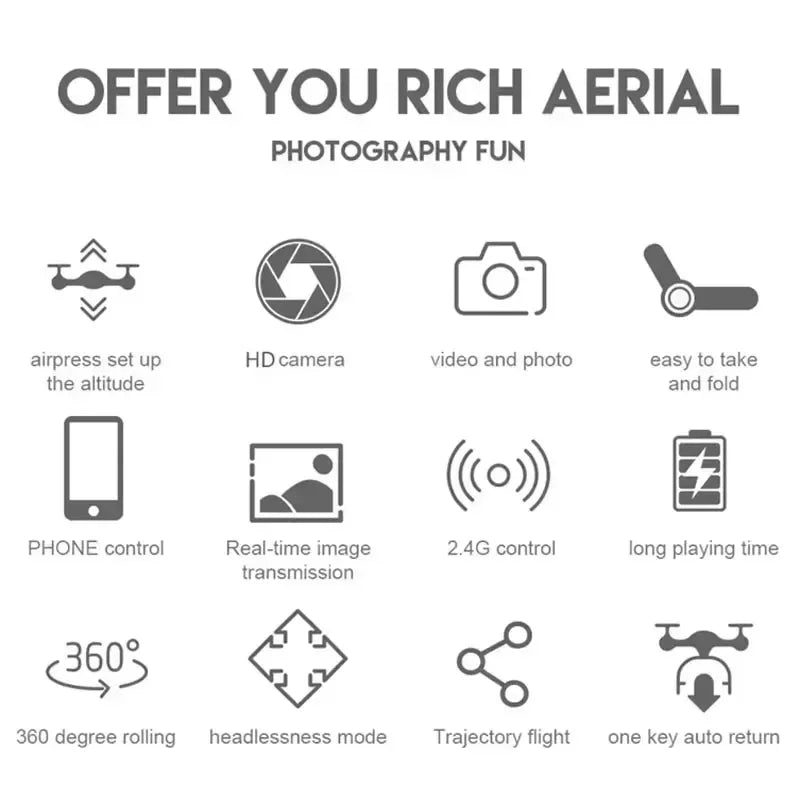 E88Pro RC Drone 4K Professinal With 3 Battery 1080P Wide Angle HD Camera Foldable Helicopter WIFI FPV Height Hold Gift Toy