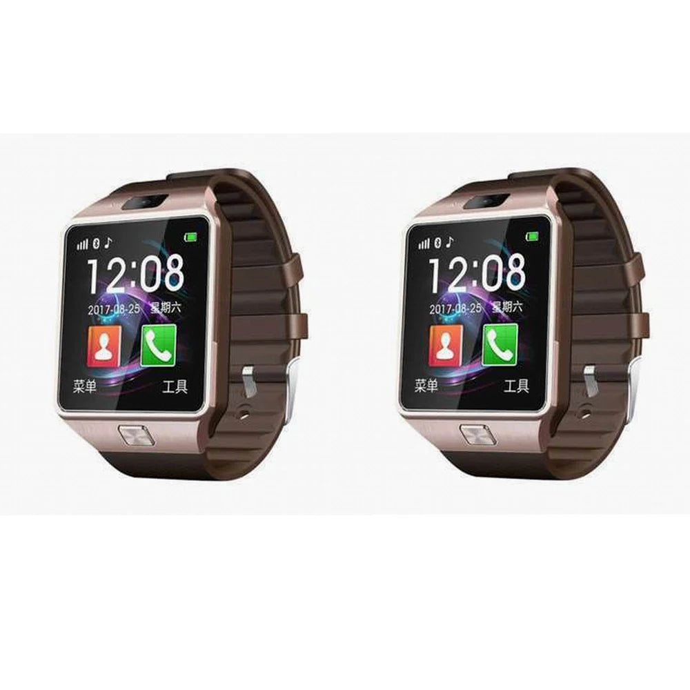 DZ09 Smart Watch IP67 Bluetooth Music Smartwatch Camera With SIM Card Call Smart Watch Men Women Reloj Inteligente For Android