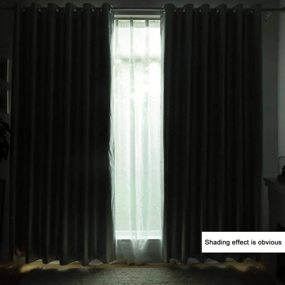 Cortinas opacas con forro recubierto, gruesas, ligeras, impermeables, que bloquean la luz, con aislamiento térmico para dormitorio