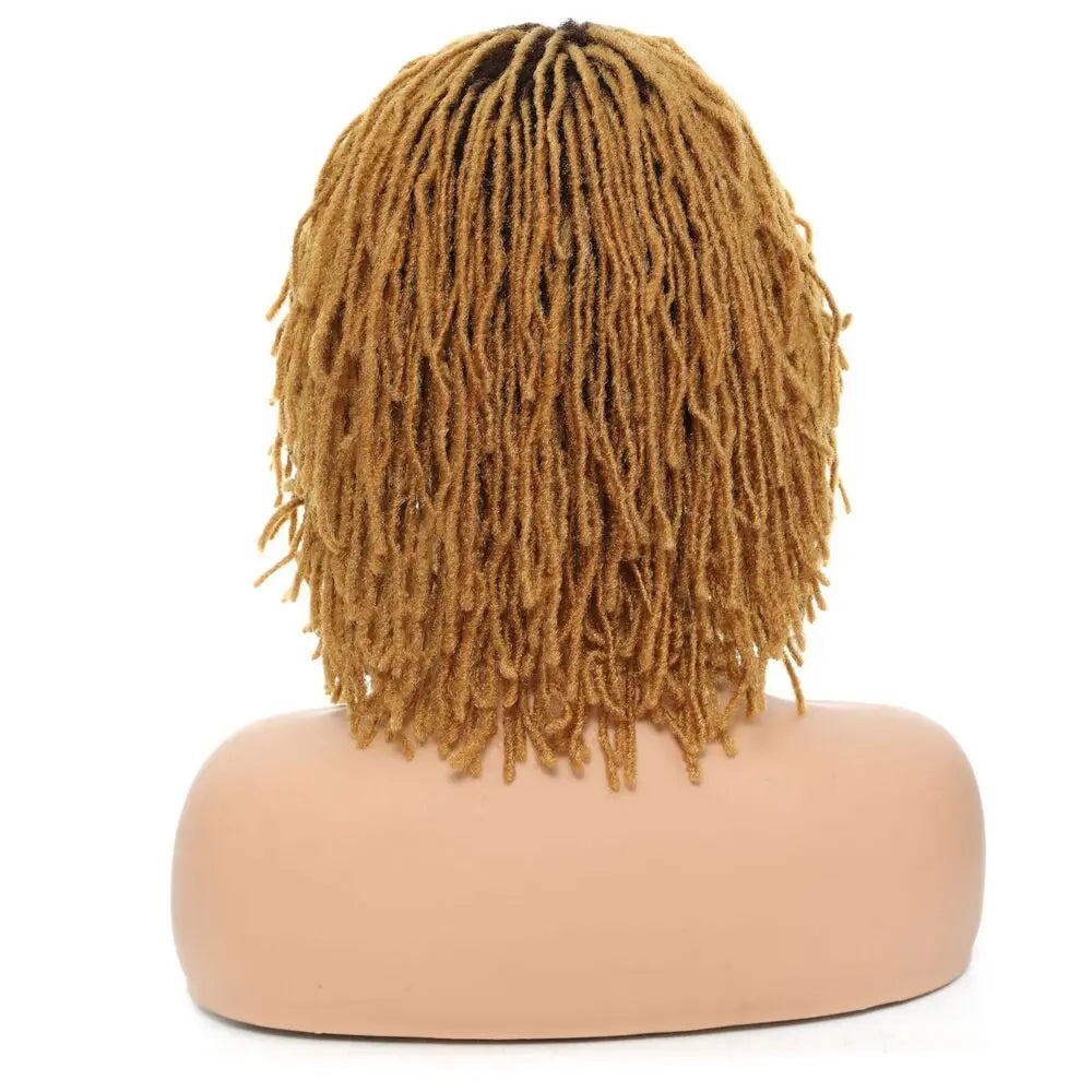 Micro Dreads Wig for Women/Men Thin Dreadlocks Wig Afro Twist Crochet Braids Wig