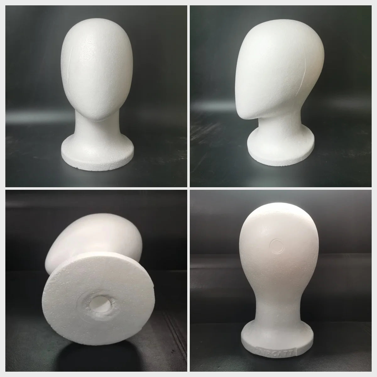Wig Mannequin Head Stand Cosmetology Manikin Head Standard Holding Holder Clamp Stands Black (1Pc, Desktop Head Stand)