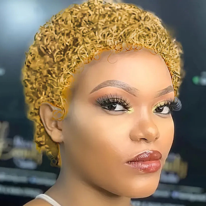 Afro Curly Pixie Wig