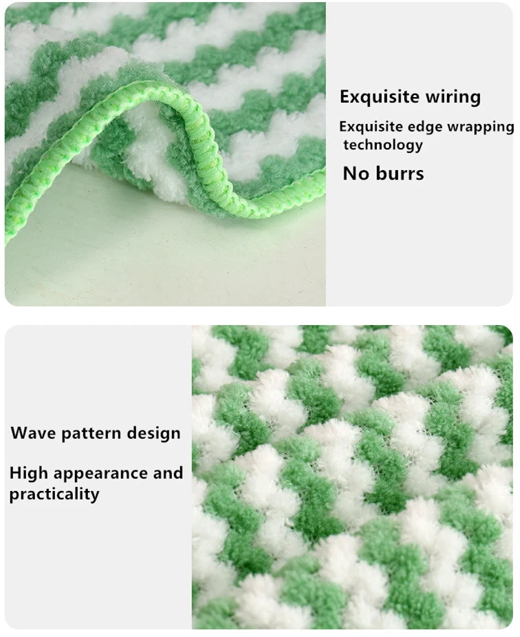 Toalla de Microfibra para Cocina – Absorbente, Antiadherente y de Secado Rápido