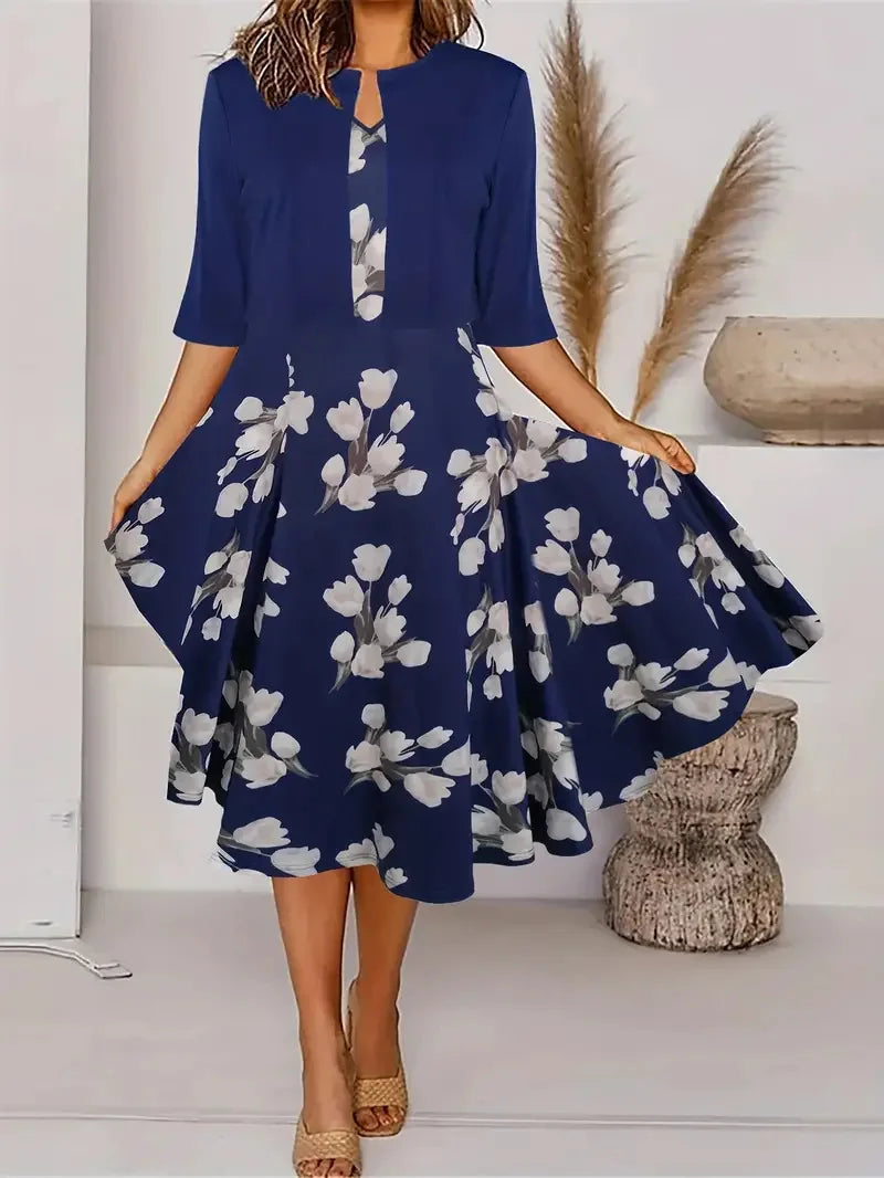 Floral Two-Piece Dress Set