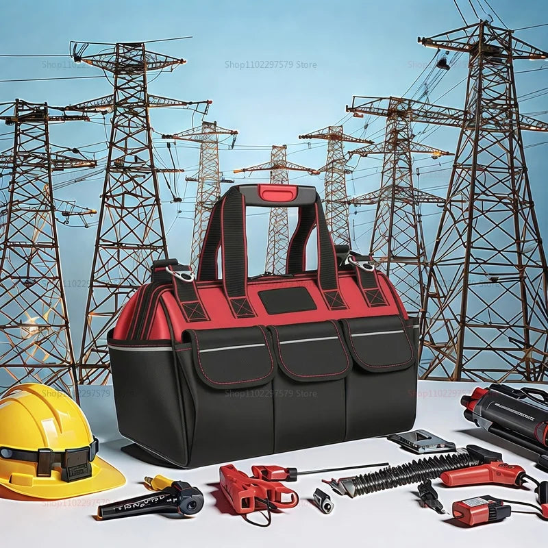 Profesional Tool Bag Heavy Duty Organizer Storage Garage Organizer Tool Electrician Backpack Bolsa De Ferramentas Hardware Bags
