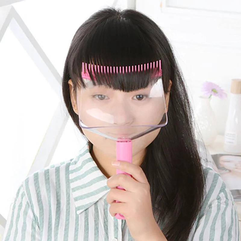 Professional Barber Hair Trimmer DIY Styling Tools Haircut Bangs Comb Hairdressing Hair Cutting Trimming Combs With Handle
