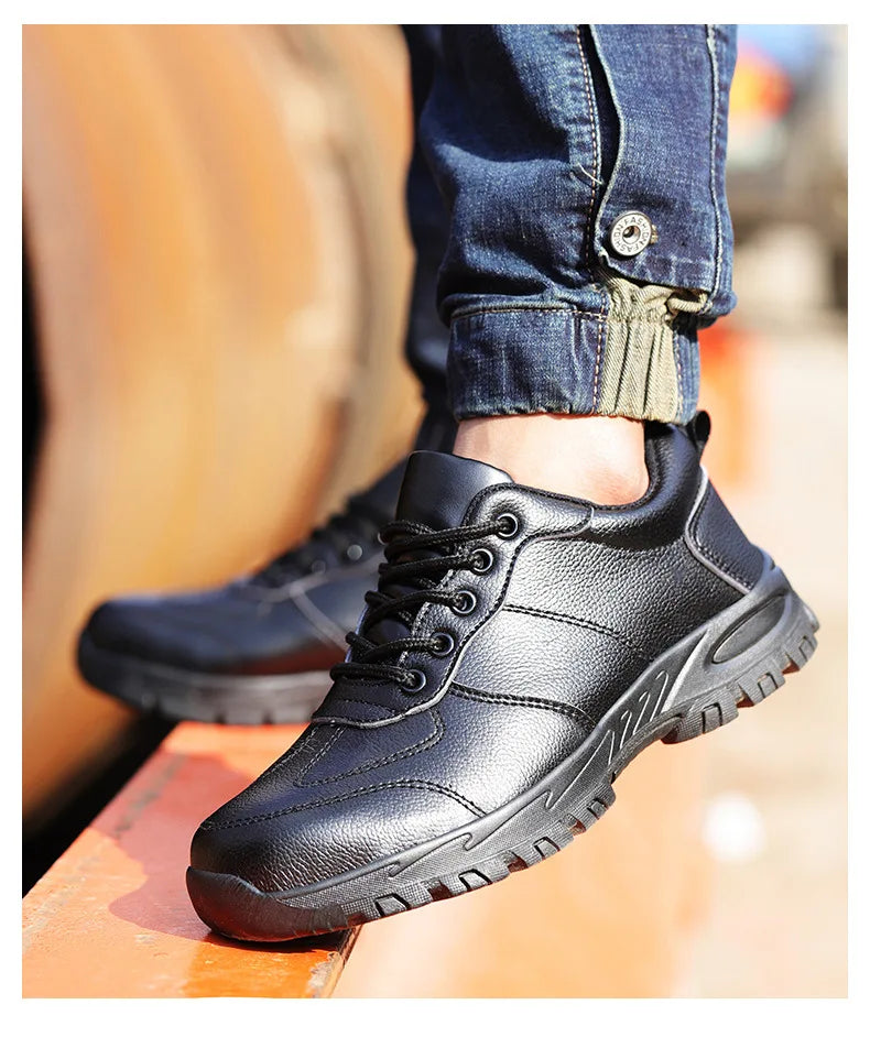 Safety Shoes Men Work Shoes Lightweight Steel Toe Sneakers Free Shipping Industrial Protection for the Feet Waterproof Boots