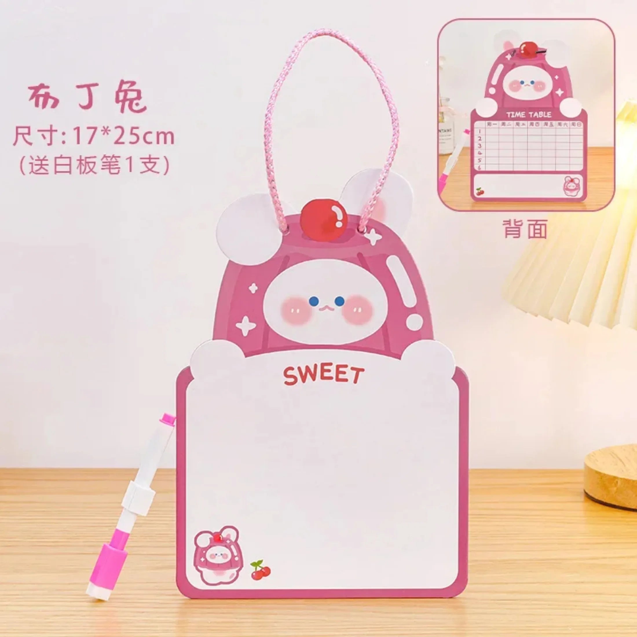 With Pen Cartoon Kids Whiteboard Cardboard Two-sided Cartoon Dry Wipe Cardboard Animal Erasable Double-sided Drawing Board