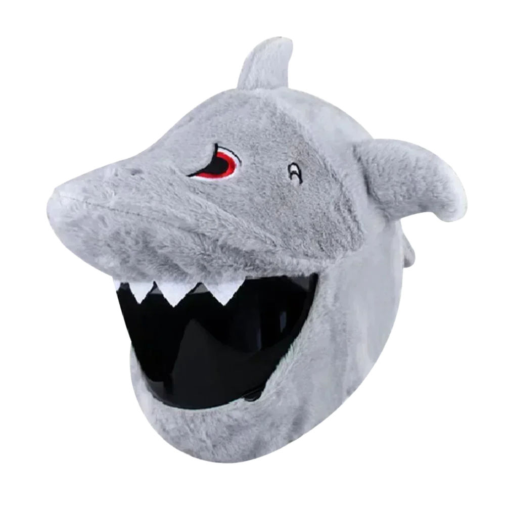 Christmas Motorcycle Helmet Cover Santa Claus Hat Full Face Funny Plush Motorcycle Helmet Decorative Motorcycle Ski Accessories