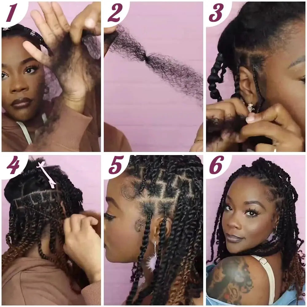 Cheveux Afro Crépus en Vrac, Doux et Légers, 100% Cheveux Humains à Texture Naturelle, Confortables et Durables, Cheveux Vierge Grade 16A