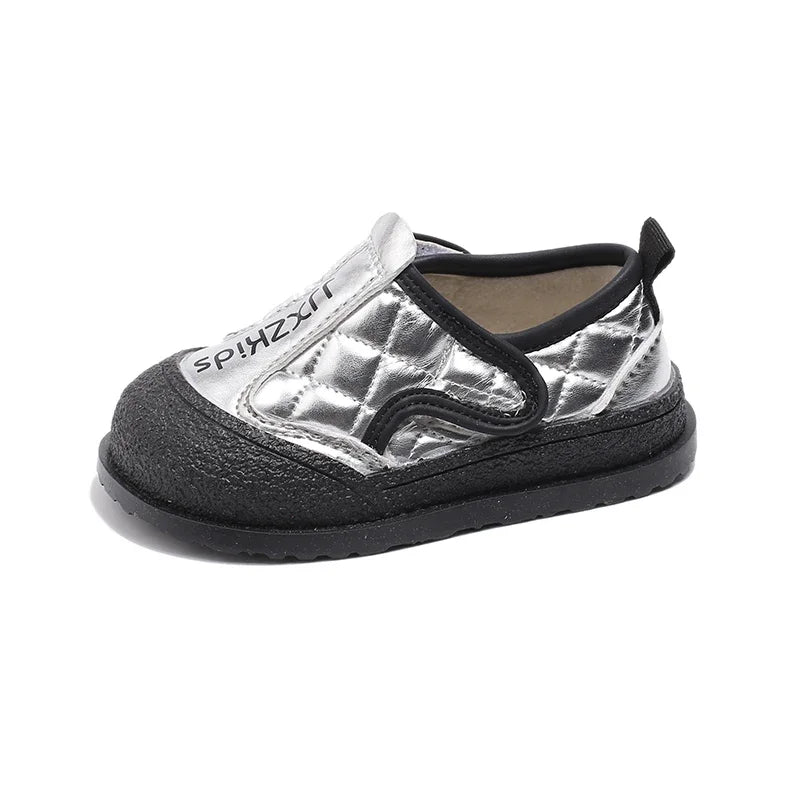 Kids Fashion Cotton Shoes Outdoor Flats Versatile Winter Children's Shoes for Boys Girls Causal Non-slip Toddlers Walking Shoes
